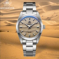 ADDIESDIVE-Montre-bracelet en acier inoxydable pour homme, montres à quartz étanches, cadran de sable 3D, offre spéciale, robe sans logo, AD2030, 100m 6