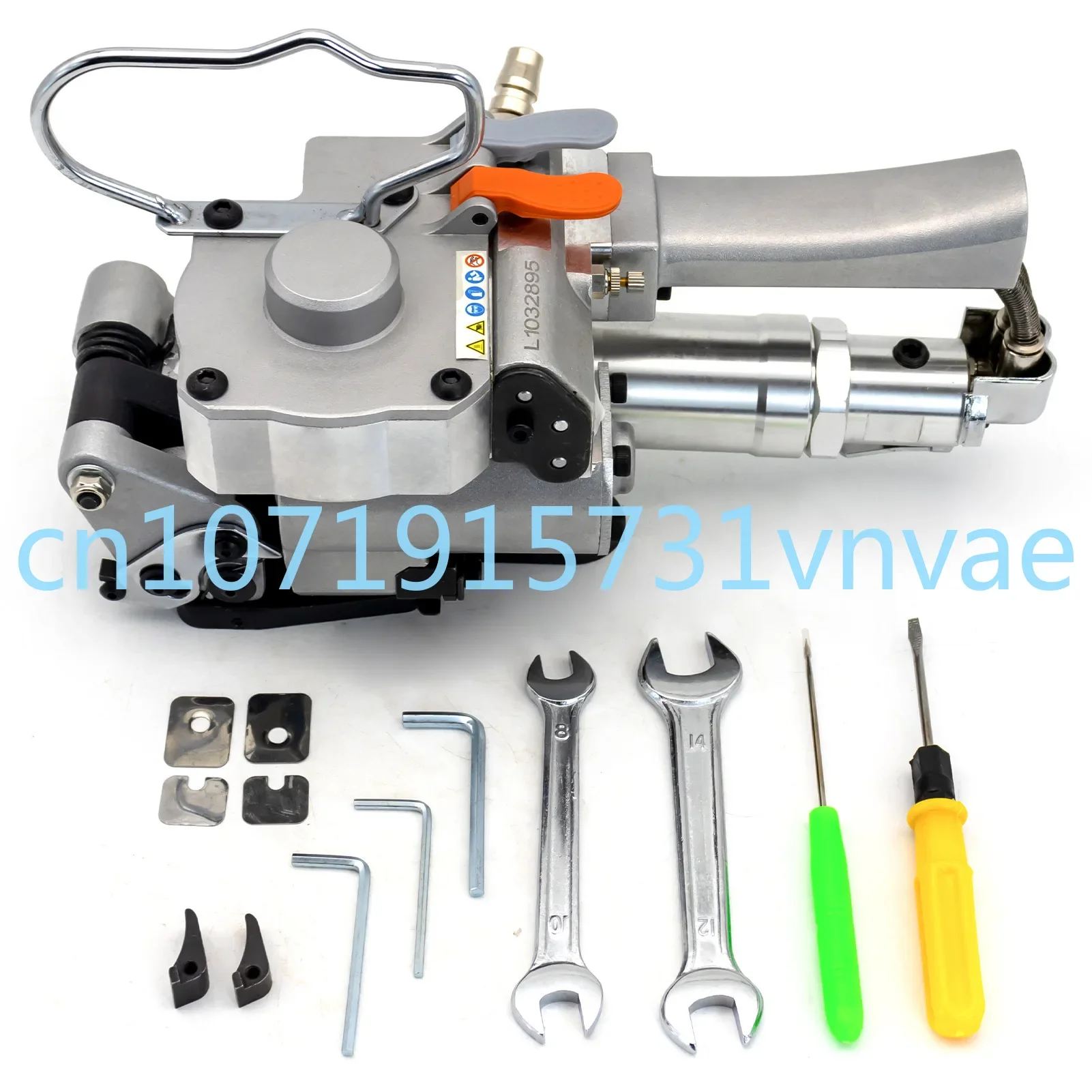 A19/A25 Imballatore Pneumatico Pet Plastic Steel Band Hot Melt Bale Tie Machine Imballaggio In Cartone Pp Macchina Imballatrice Portatile