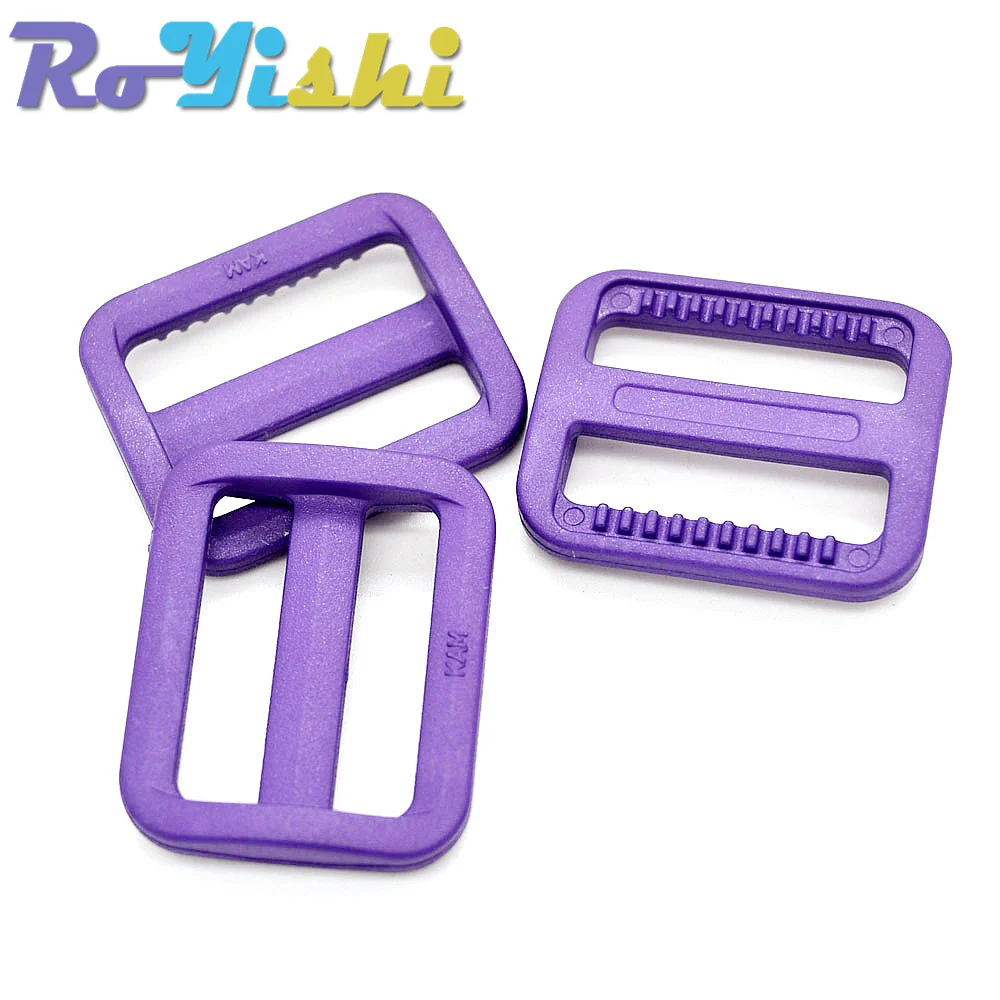 12-100 Stück/Packung 1"(25mm) Bunte Triglides Verstellschnallen für Hundehalsband, Gurtzeug, Rucksackgurt – Detail 4