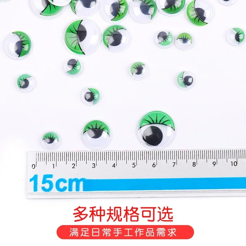 255/930pcs Colorful Self-adhesive Wobbly Googly Eyes for DIY Scrapbooking Crafts Supplies Dolls Accessories Eyes Handmade Toys doll eyes,googly doll eyes,plastic toy eyes