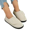 Slippers for Men Suede Non-Slip House Shoes Comfy Warm Plush Walking Shoes Indoor/Outdoor for Diabetic Swollen Feet 1
