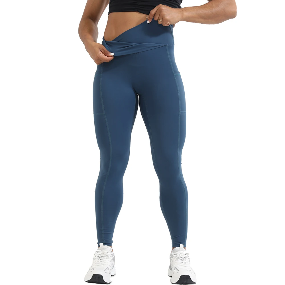 FITTOO V cut High Waist Yoga Pants Gym 