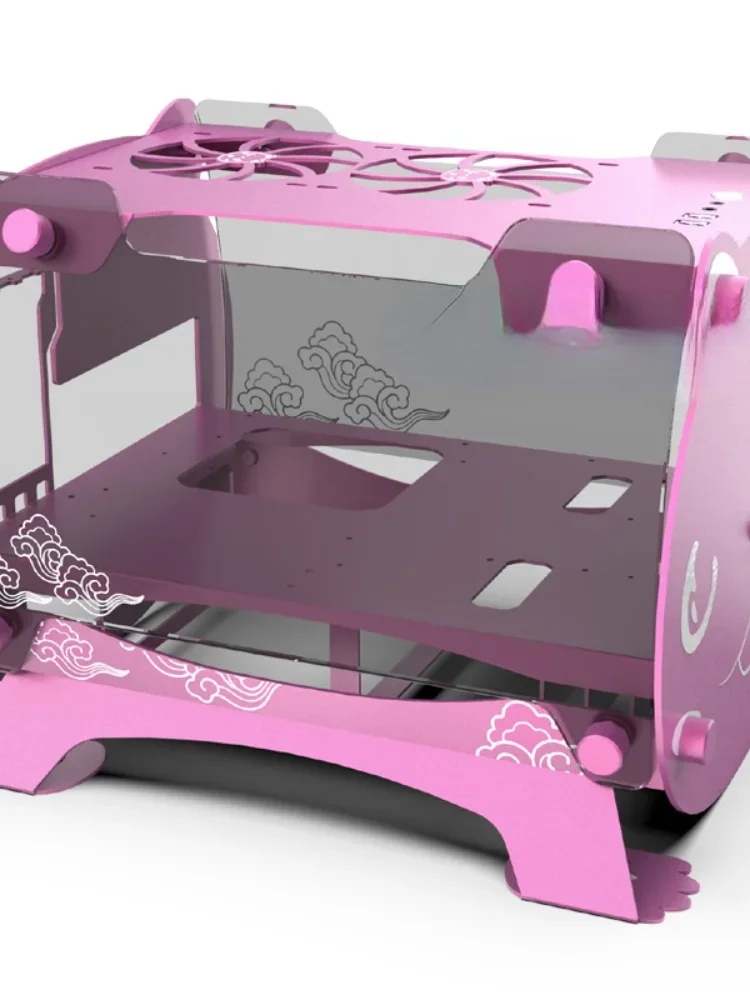 Chassis da gioco con personalità del telaio aperto a forma speciale per computer desktop carino per animali domestici