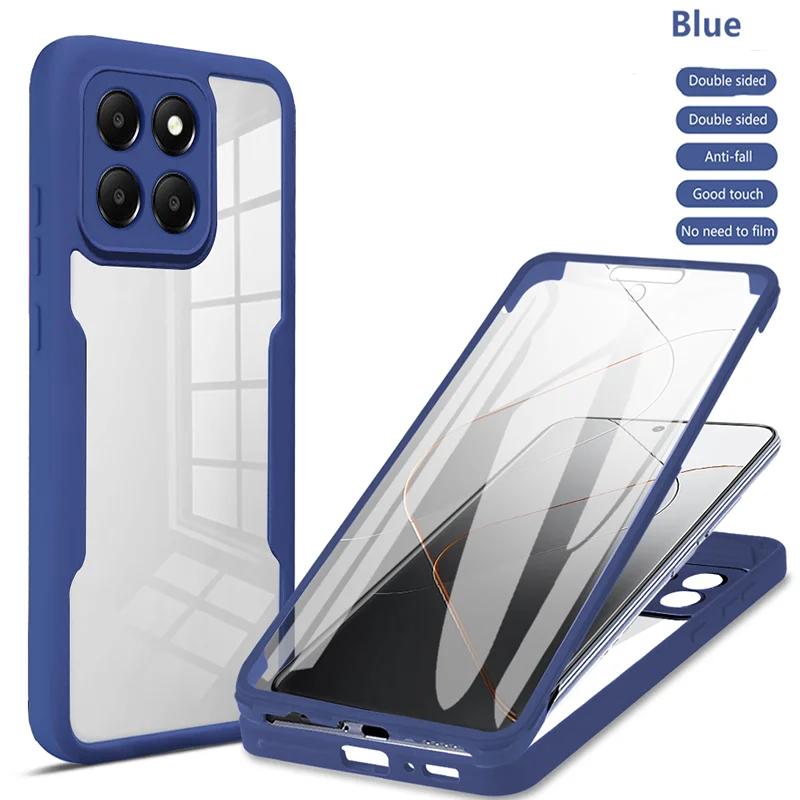 360 Full Body Shockproof Phone Case with Built-In Screen Protector