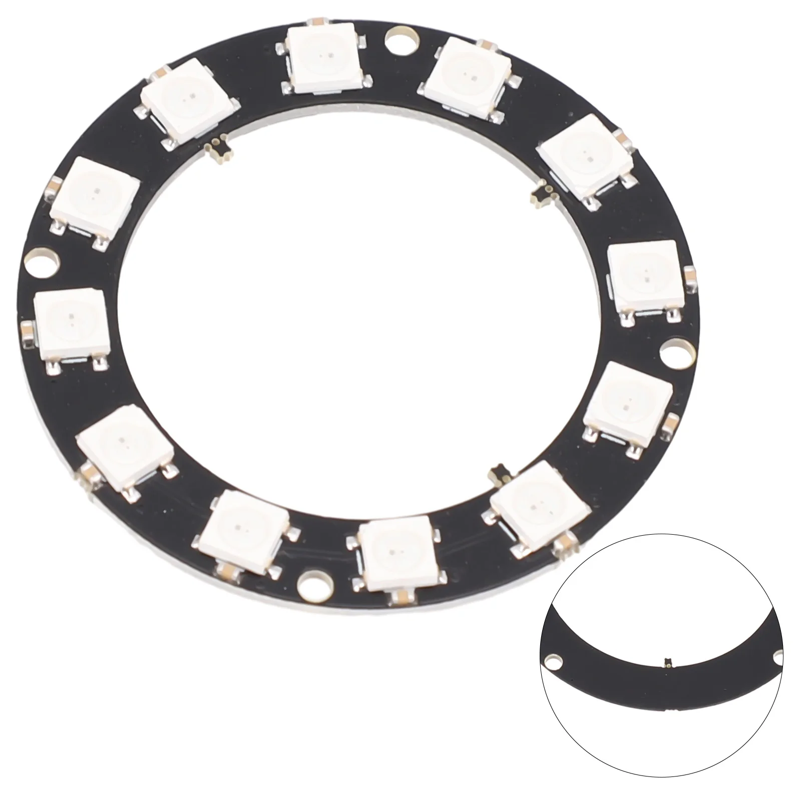 5V LED-Ring Individuell adressierbare RGB-LED - NeoPixel-Ring für WS2812 Vollfarb-Treiberlampe Tragbares Beleuchtungszubehör – Detail 18
