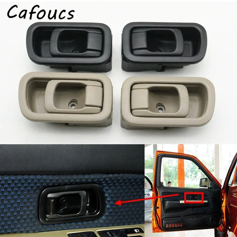 

Cafoucs Inside inner Interior Door Handle With Frame For Nissan Frontier Navara D22 1997-2004