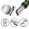 150 Pcs 3 Inch Silver Wine Pourer Discs Drip-Proof Drip Pouring Pour Spout Pour Wine Thin Slice 5