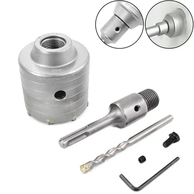 Wall Hole 200mm Saw Cutter Set Wall Hole Saw Connect Rod Drill