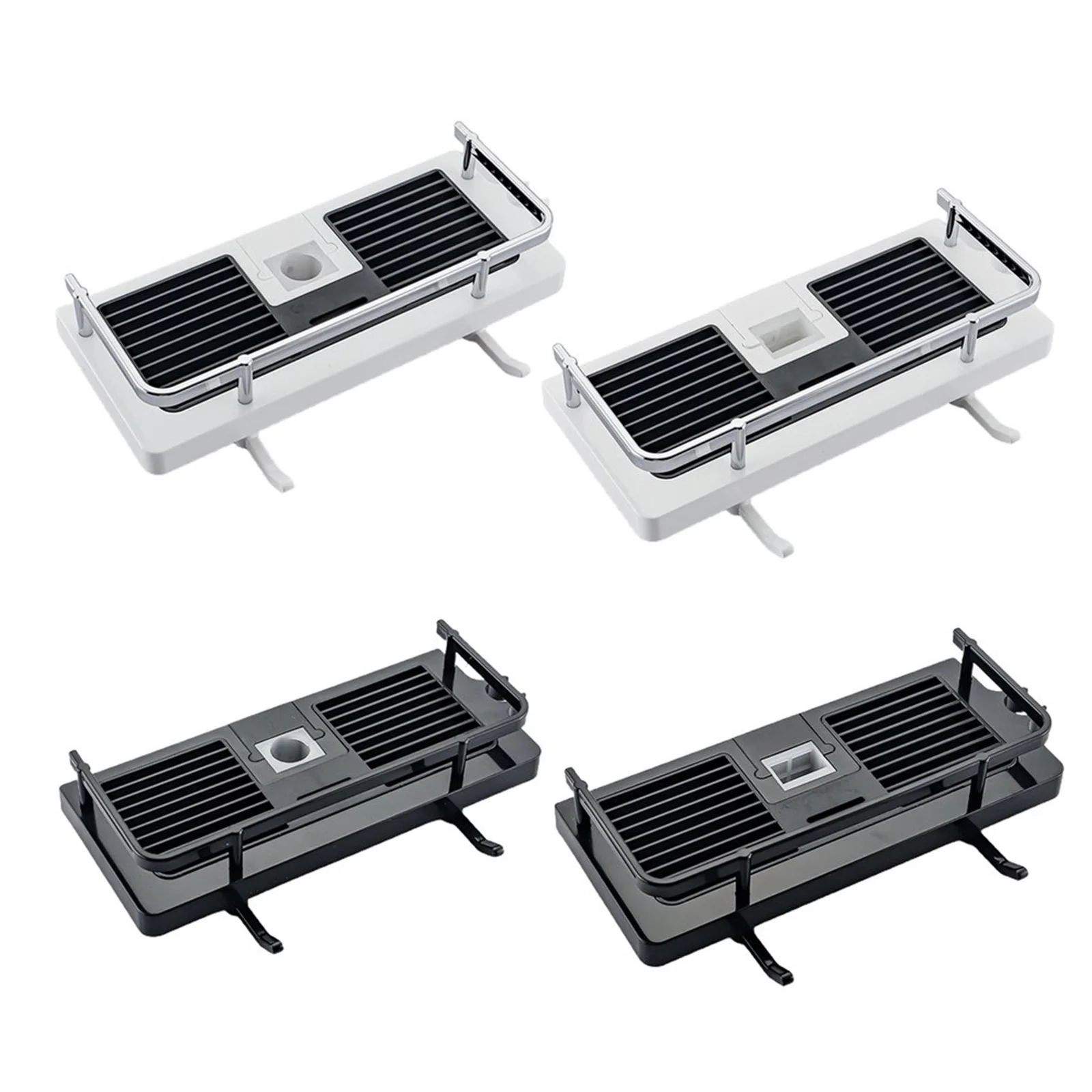 Shower Storage Holder No Drilling Wall Mount Corner Shelf Shampoo