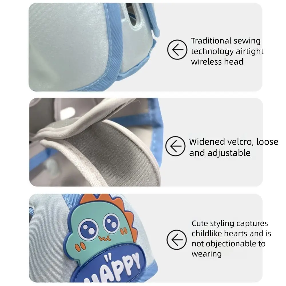 No Bumps Baby Safety Helmet 360-Degree Protection Adjustable Newborn Bumper Cap Shock Absorbing Breathable Infant Head Protector