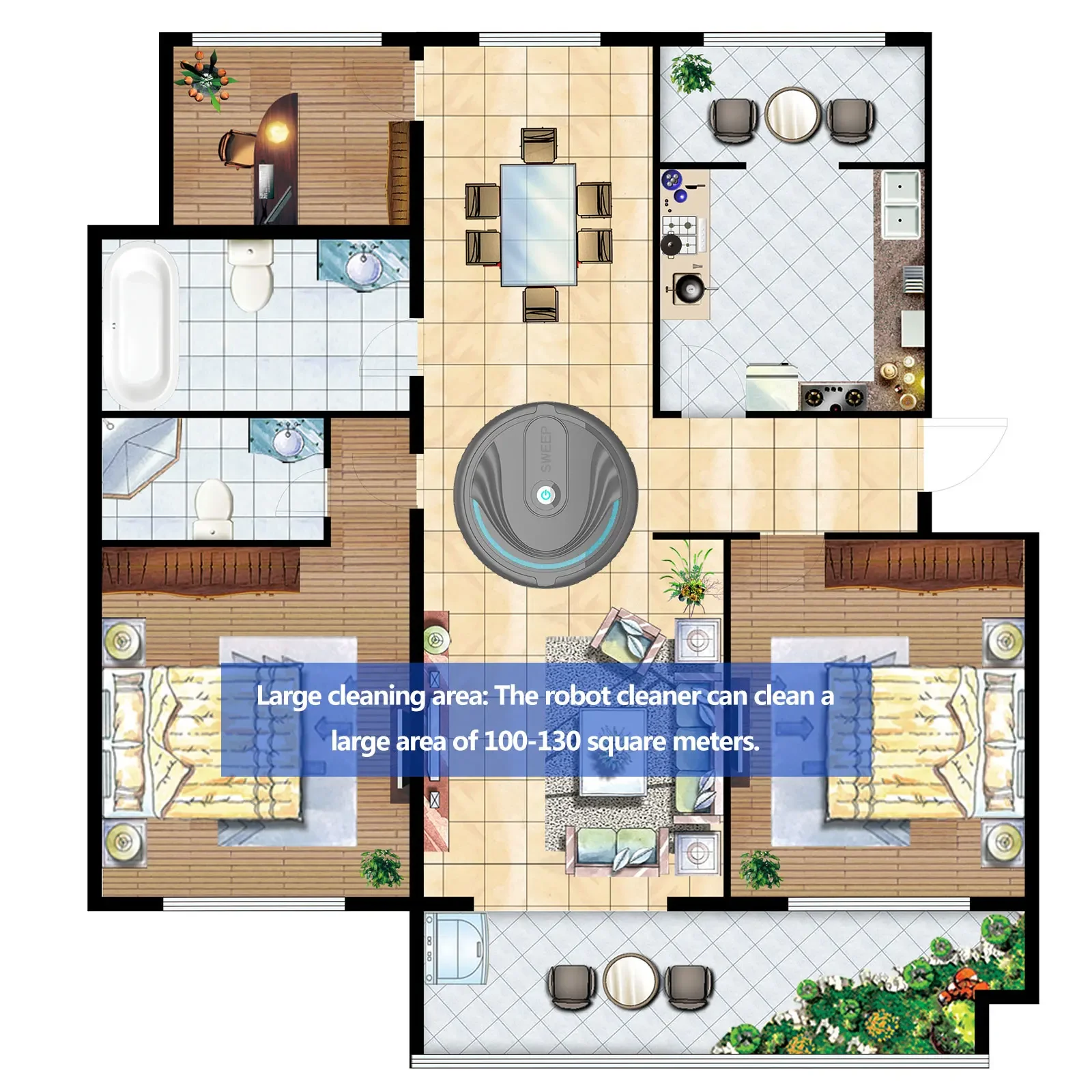 Robot Vacuum Cleaner Home Automatic Floor Robot Mini Smart Wireless Vacuum Cleaner Battery Home Sweeper For Low Carpet Pet Hair