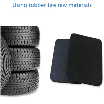 10*10cm Treadmill Mats Pads High Density Rubber Shock-proof Sound-Absorbing Cushioning Floor Mat Home Gym Exercise Equipment 4