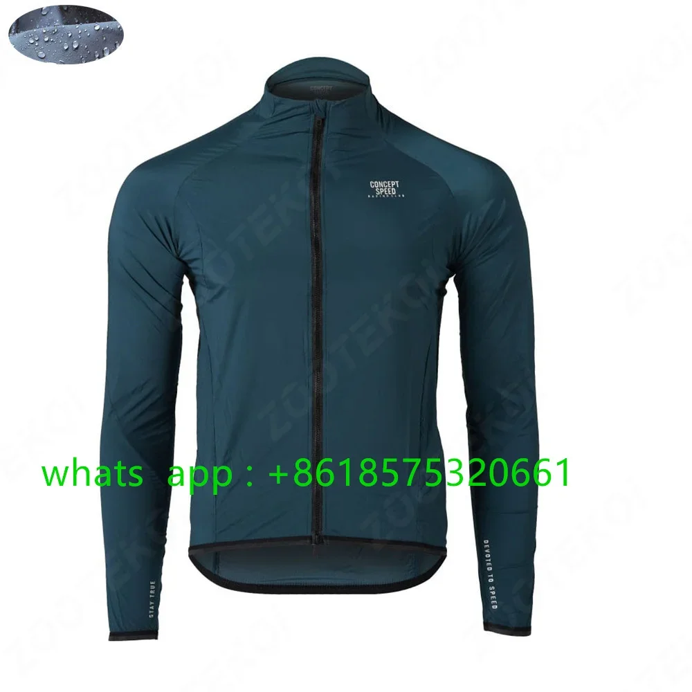 Concept Speed New Unisex Cycling Jacket Waterproof Windbreaker Lightweight Ultralight Long Sleeve Raincoat Summer MTB Bike Vest 5