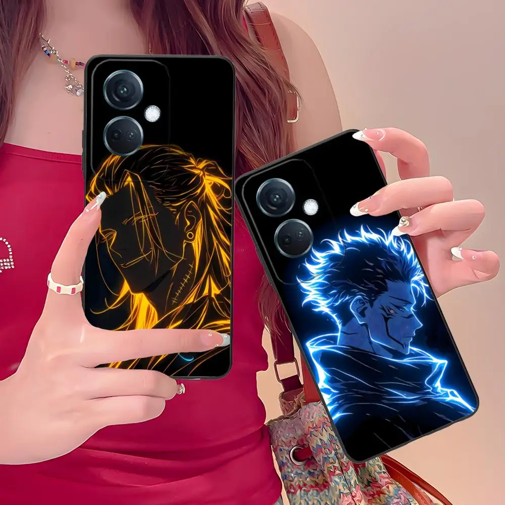Jujutsu Kaisen Neon Colorful Phone Case with Pretty Printing Design