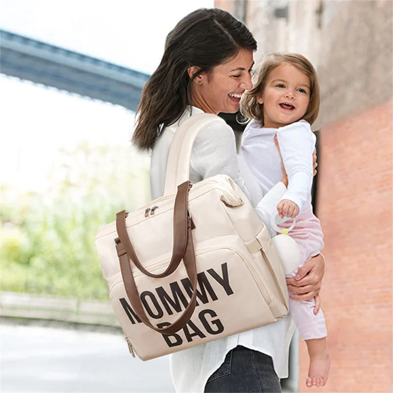 Diaper Bag Maternity Bag Diaper Backpack Fashion Mommy Bag Baby Care Travel Backpack Large Capacity Multifunctional Women Nappy Organize Stroller