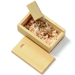 JASTER Crystal Wooden USB Flash Drive - Elegant Wedding Gift Memory Stick - 64GB (Bamboo with box)