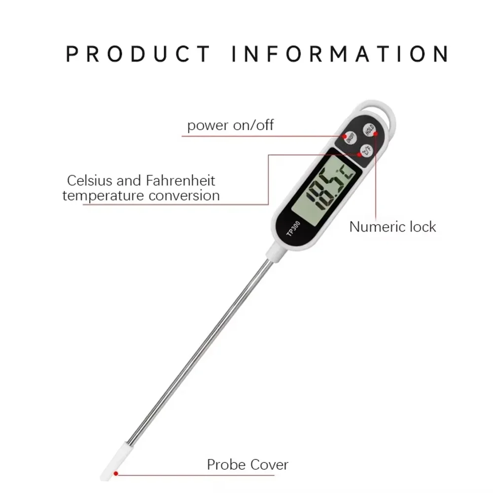Digital Kitchen Thermometer For Meat Cooking Food Probe BBQ
