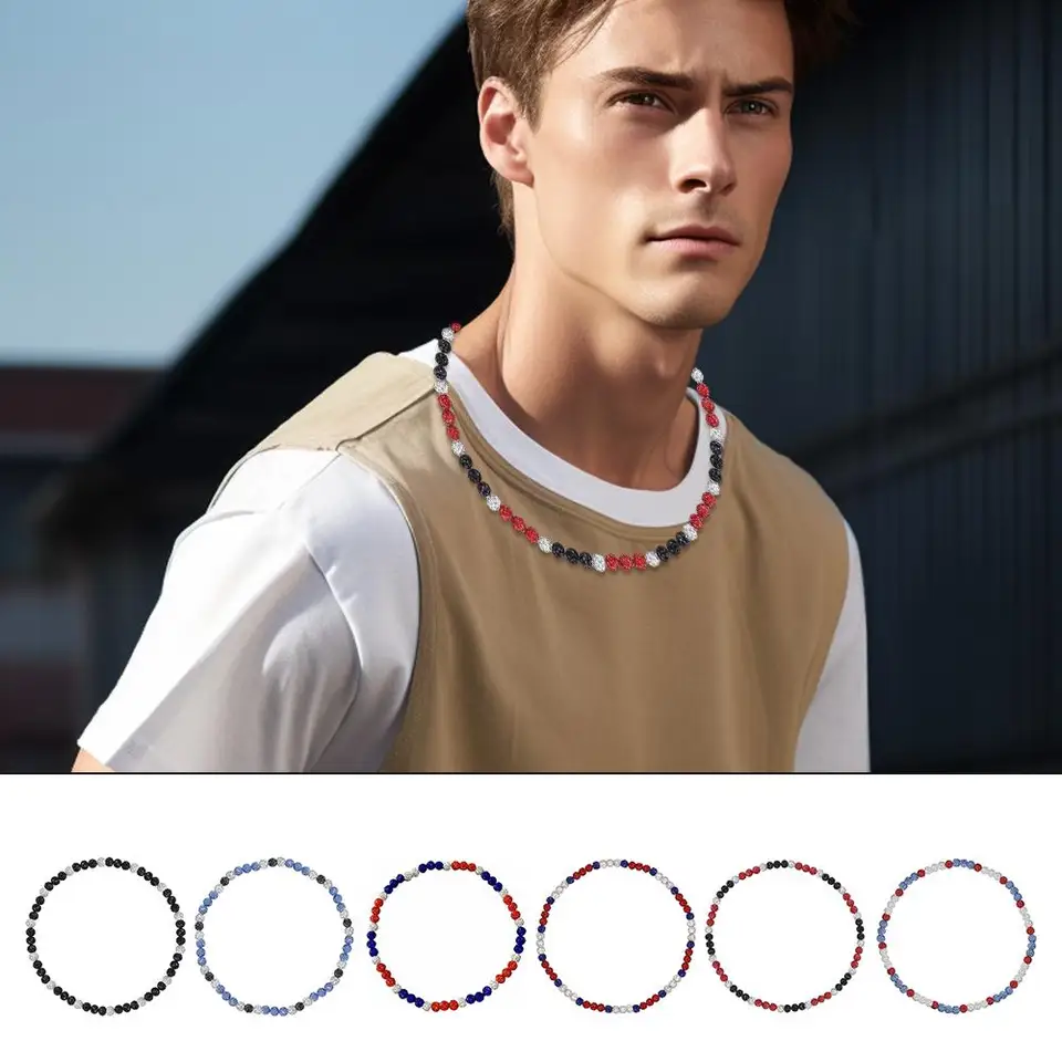 Collana da baseball, gioielli da baseball, collana sportiva da
