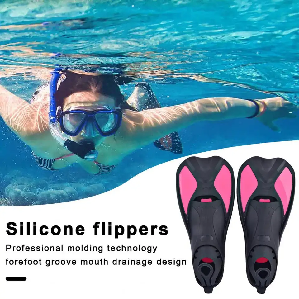 Aqua Speed Frog Aletas Cortas Para Niños | Entrenamiento De Aletas | Natación | Aletas Cortas | Aletas De Buceo | Amarillo | Tamaño: 25-29 (S