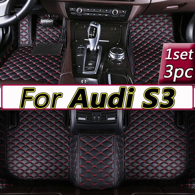 

Автомобильные коврики для Audi S3 2019 2018 2017 2016 2015, водонепроницаемые автомобильные коврики, автомобильный Стайлинг, пользовательские аксессуары, автомобильные коврики