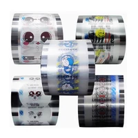 F9095-C Custom Printed Logo & Pattern Boba Cup Sealing Film,Plastic Paper Material for Use in Boba Cup Sealer Machines 1