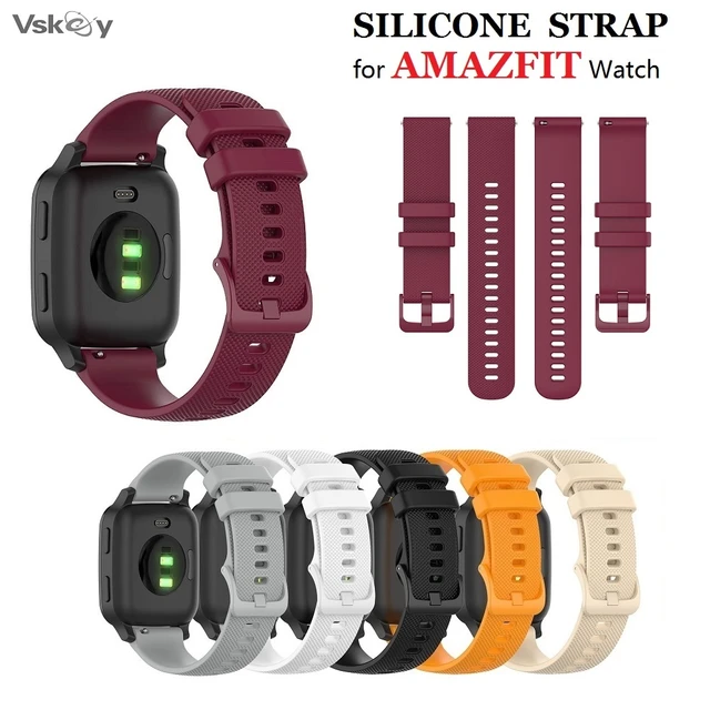 Watch Band For Amazfit Bip U Pro S Lite Strap Metal Bracelet For Amazfit  GTS 2 mini Smart Watch Full Cover Case Protector Correa - AliExpress