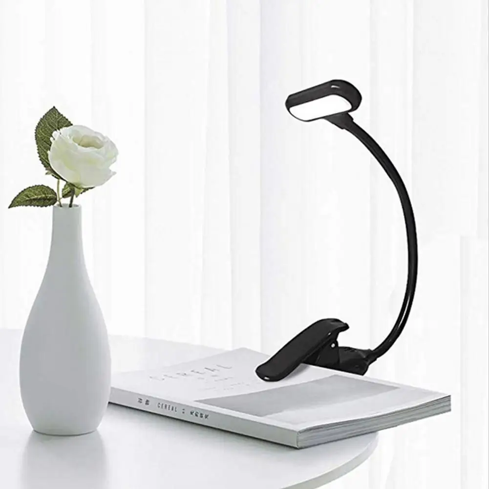 

Leds Clip On Book Light 3 Color Temperatures Stepless Dimming USB Rechargeable Touch Sensor Reading Lamp For Book Lovers