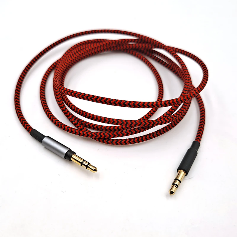 

For Audio Technica SONY Philips B&O MDR-1A 1000X H900N H800 MSR7 SR5 SR3 H2 H4 H6 Earphone Replaceable 3.5mm Nylon Braided Cable