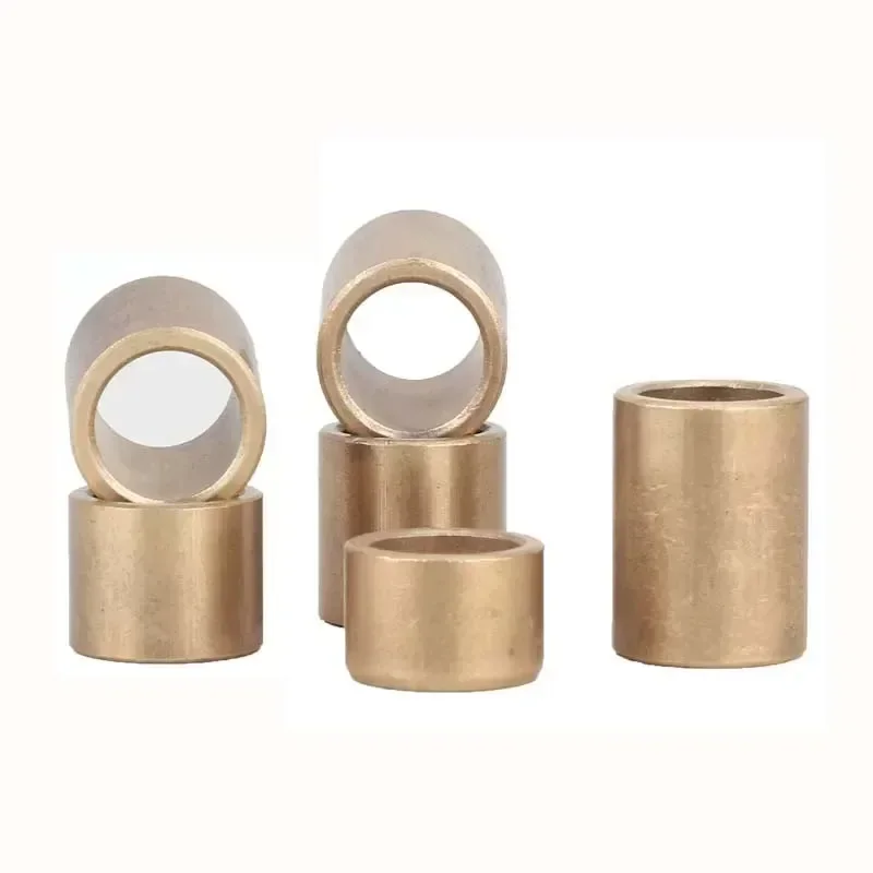 1-10Pcs Brass Bushing Guide Sleeve Precision Copper Base Bearing Shafts Inner Diameter 10mm 12mm 14mm
