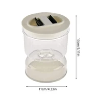 Pickles Jar Dry and Wet Dispenser Food Bottle Storage Kitchen Organizer Kimchi Jar Fermentation Kit Juice Separator Container 2