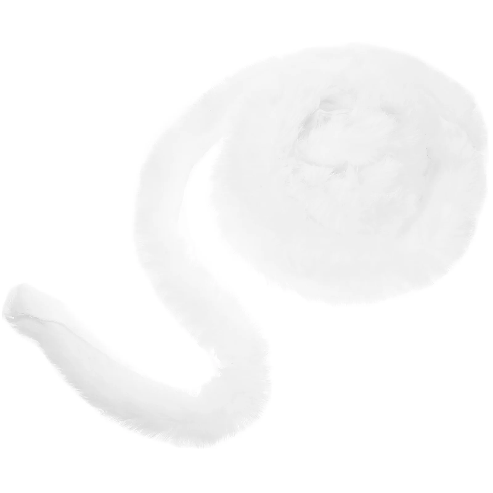 

Accessories Faux Wool Vintage Decor Artificial Fur Chinese Style Hat White Trim