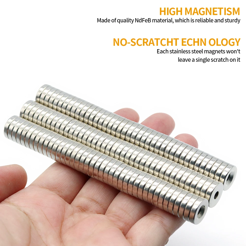 Neodymium Magnet 12x3-3 12mm X 3mm Hole3mm N35 NdFeB Round Powerful Permanent 10/20Pcs