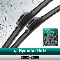 Silicone & rubber  Front Wiper Blades Set For Hyundai Getz 2002 - 2009 Windshield Windscreen Window Brush 22"+14" 1