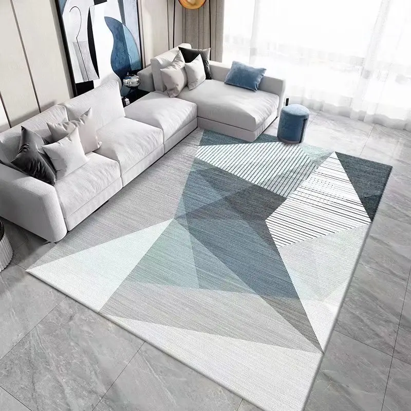 Nordic Geometric Living Room Rug Ins Abstract Coffee Table Mat Absorbent Non-slip Bathroom Mat Kids Bedroom Bedside Carpets floor mat plush rug decorative carpet silk wool rug plush carpet non slip carpet imitated cashmere carpet kids carpet crystal pile rug coral velvet rug