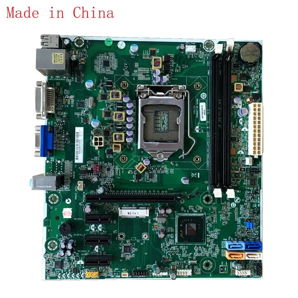 mesa 701413-001 h-CUPERTINO-H61-uATX:3.10 mainboard 100% testado totalmente trabalho