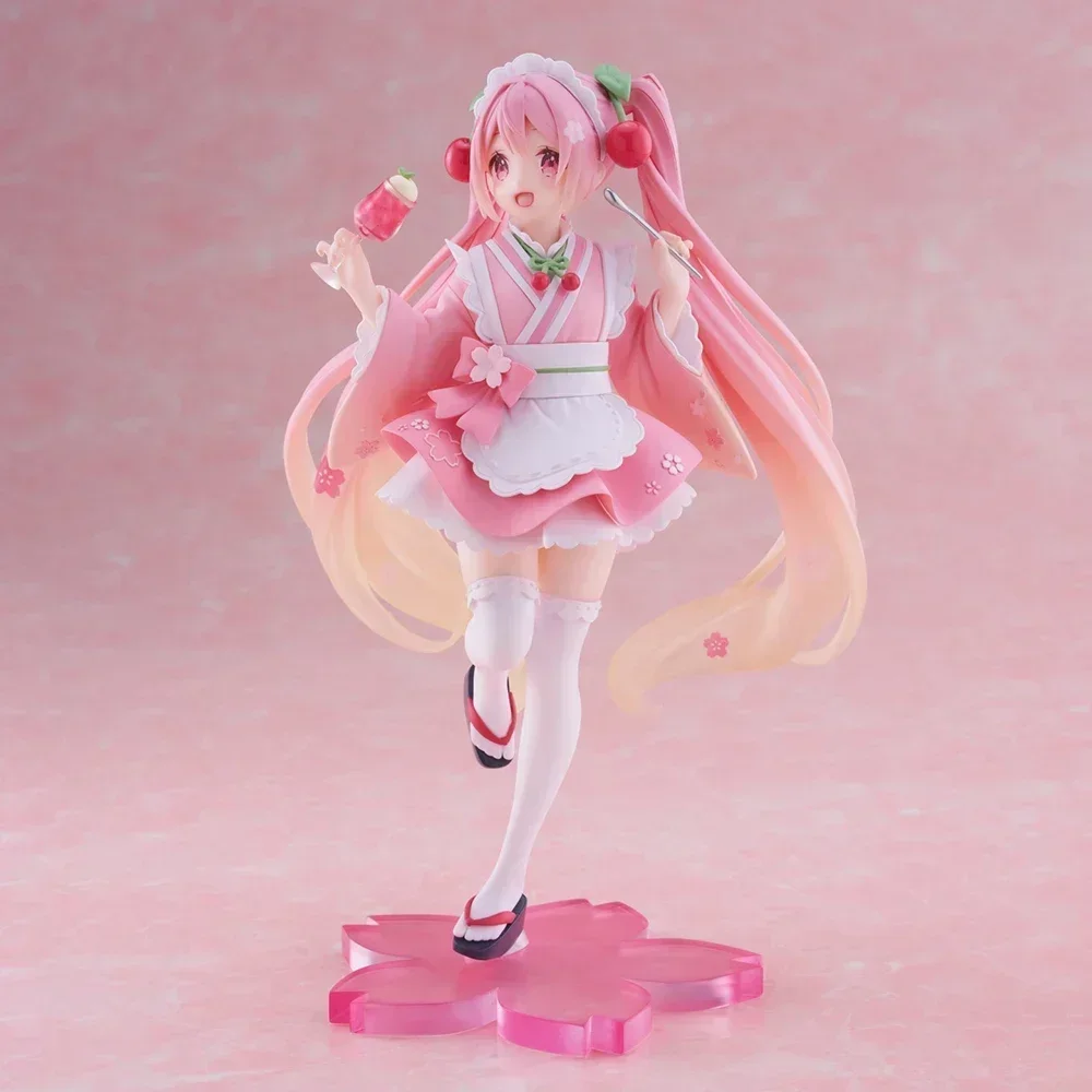 Hatsune Miku Sakura Wafuu Kissa Ver. Maid Figure - Collectible Anime Figurine Gift