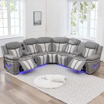 Power Recliner Sectional Sofa 1