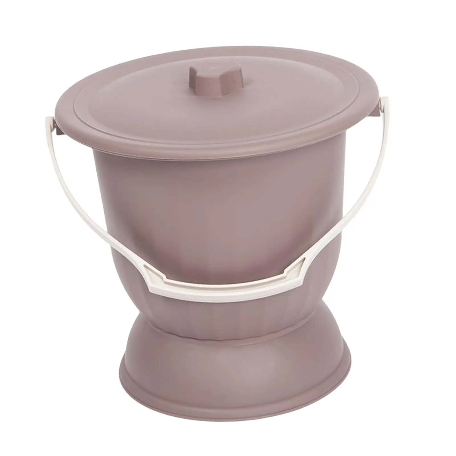 Handheld Chamber Pot with Lid Urine Bucket Bottle Portable Toilet Bedside