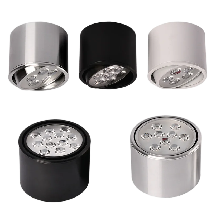 

1pcs Dimmable LED Spot Downlight High Power LED Ceiling Spot Light Kitchen Bathroom LED Downlights AC85-265V 6W/10W/14W/18W/24W