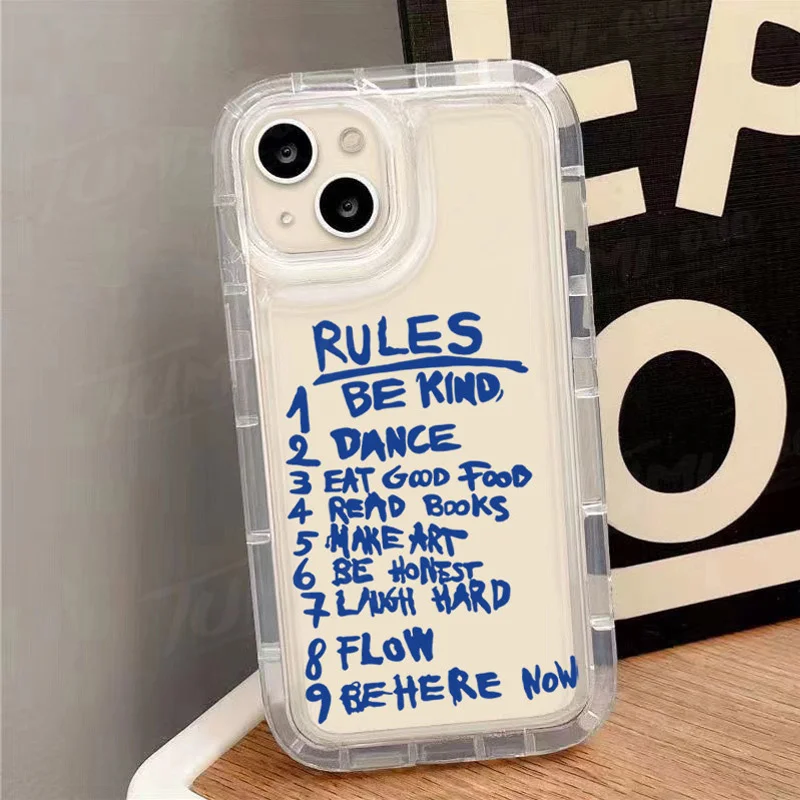 Graffiti More Amor Por Favor Shockproof Clear Silicone Phone Case