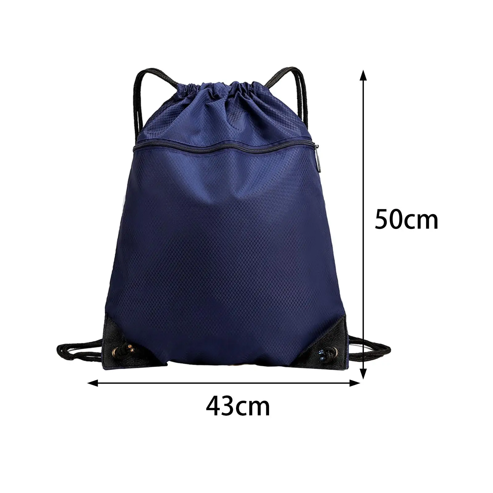 Drawstring Backpack Durable Draw String Bag for Soccer Marathons Traveling