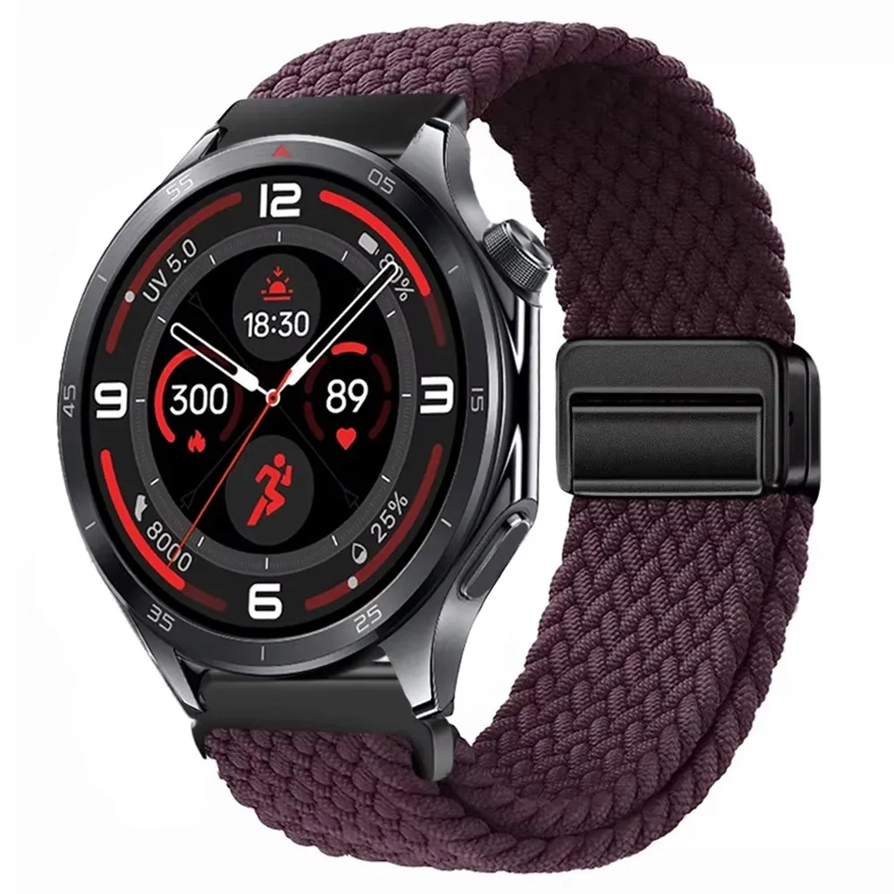 Braided Sport Nylon Strap, 22mm - Durable & Stylish Watchband Bracelet