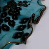 The New 2024 of Popular Fashion Peacock Flocking Breathable cut Scarves lace Ladies scarf Bronzed scarf 40x190cm 6