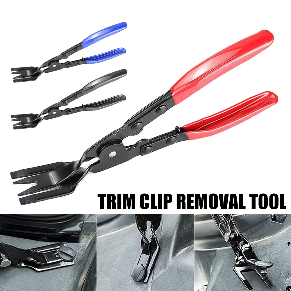 Car Trim Clip Remover Pliers Headlight Repair Door Panel Retainer Clip Remover Dashboard Panel Upholstery Remover Repair Tool