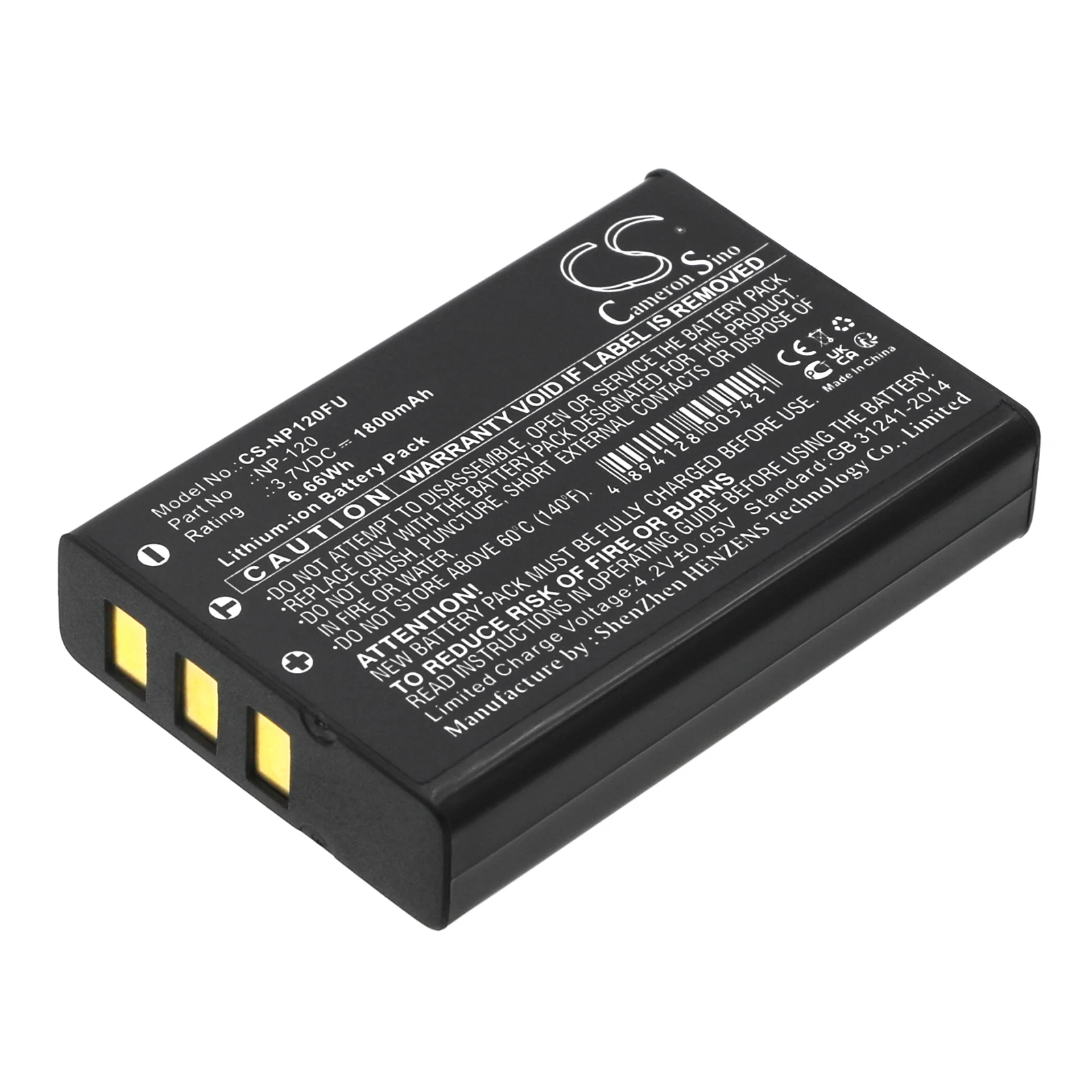 2pcs Li-ion 3.7v 1400mAH Battery FOR Toshiba Camileo H10 H20 P30 HD Pro Pro HD e