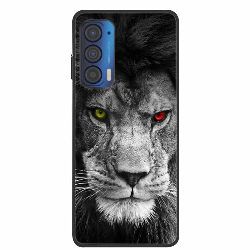 Silicone Soft Flower Marble TPU Black Phone Cover - Protective Case