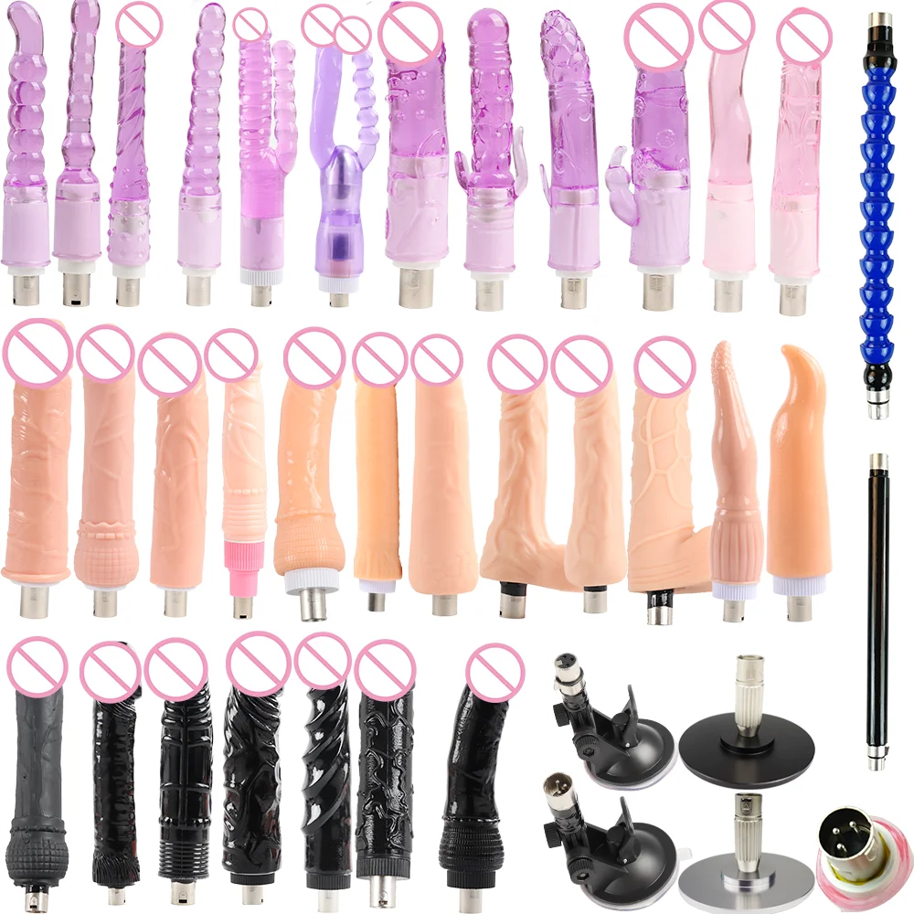 Wholesale 30 Kinds of Traditional Sex Machine Attachment 3XLR Accessories Dildo Suction Cup Love Machine For Woman Man Factories Se4f2fc1dad804b19bc705f8063e2981dG