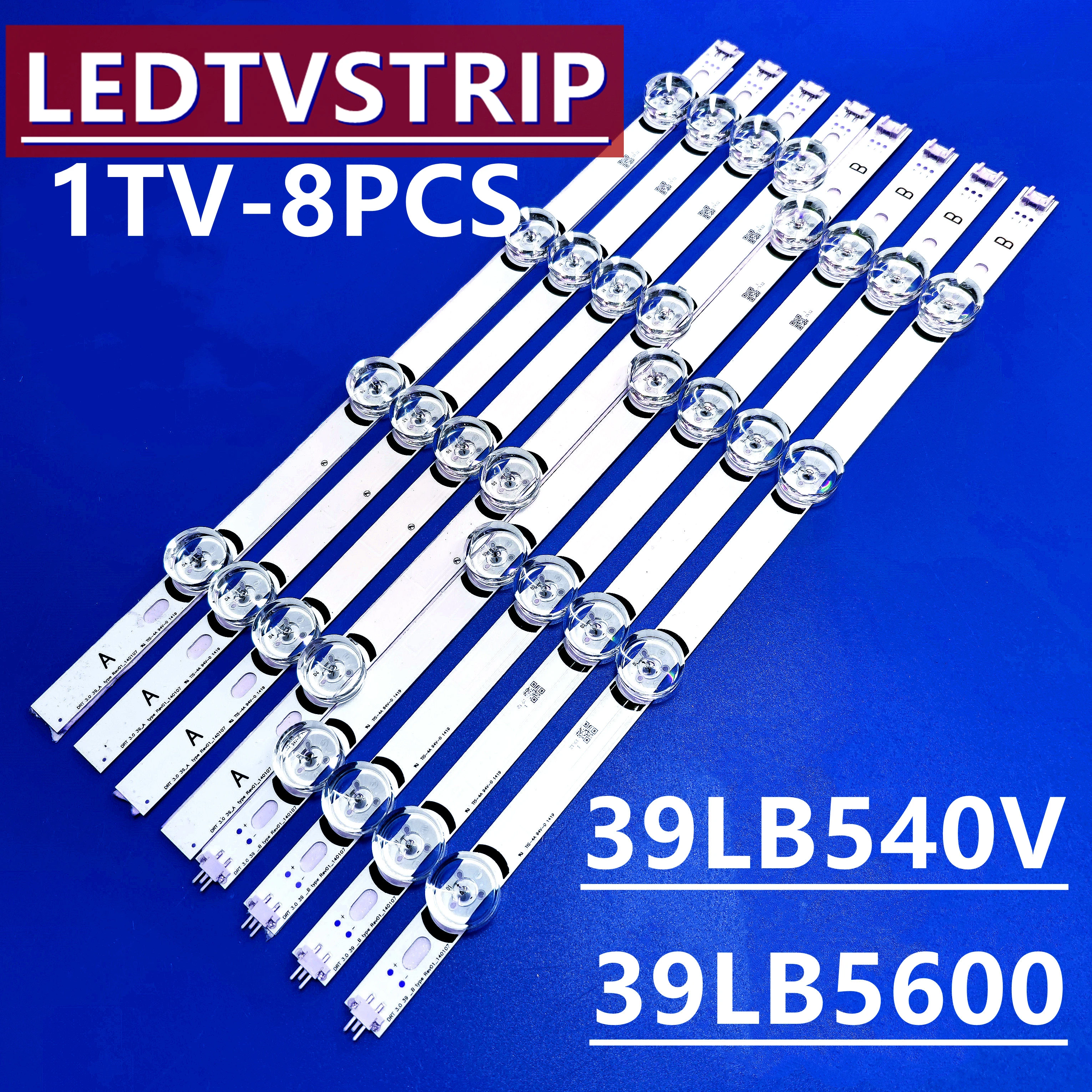 5KITS LED Backlight Strip for LG TV 390HVJ01 lnnotek drt 3.0 39" 39LB5610 39LB561V 39LB5800 39LB561F DRT3.0 39LB5700 39LB650V downlight spotlight