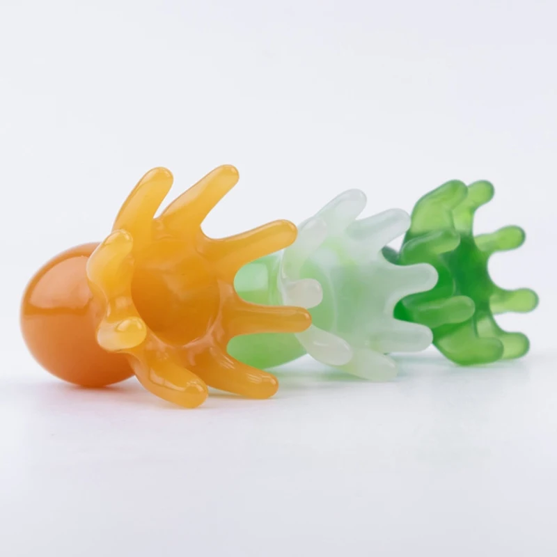 Harz Octopus Kamm Kopf Massagegerät Meridian Schaben Kopfhaut Massage Pinsel Akupunktur SPA Gua Sha Gesundheit Tiefe Massage Werkzeug – Detail 15
