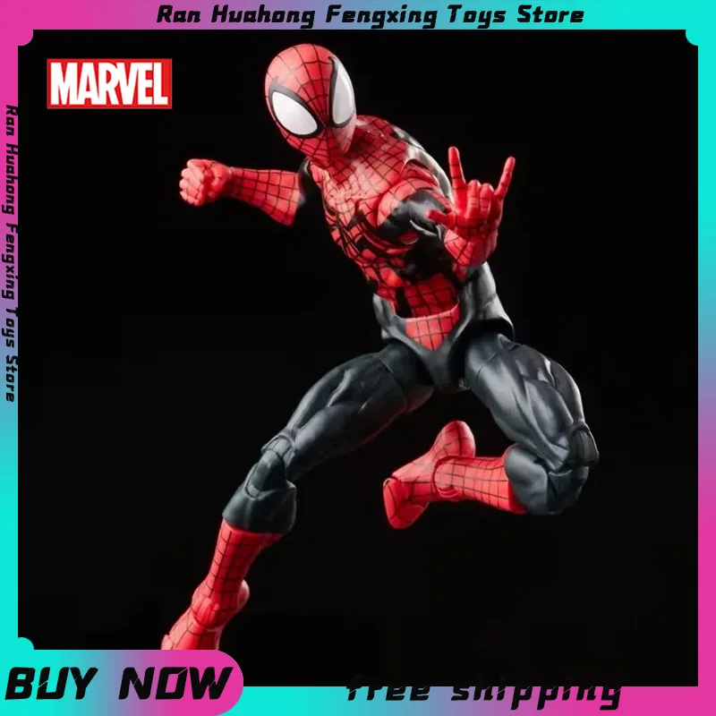 

Фигурки героев мультфильма Marvel Legends, фигурки героев фильма «Ретро», «Человек-паук», «Бен Рейли», Майлс Моралес, Электра, дьявол», 6 дюймов, игрушечные подарки